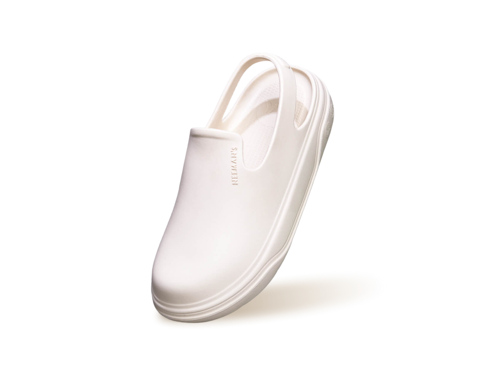 Cushers Clogs For Women : Ivory White