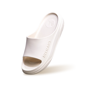 Cushers Slides For Women : Ivory White