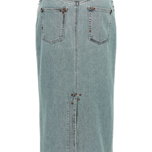 Moschino Rivets Denim Skirt