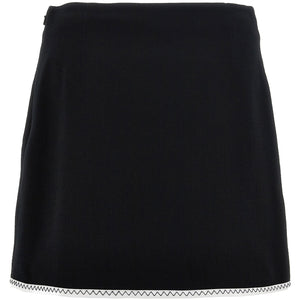 Moschino Heart Button Skirt