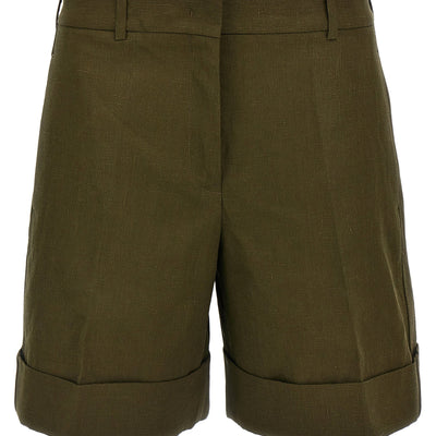 Jil Sander Linen Bermuda Shorts