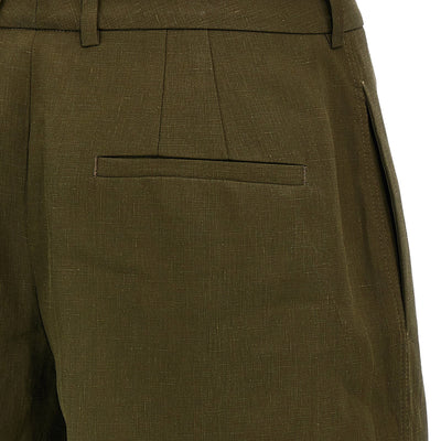 Jil Sander Linen Bermuda Shorts