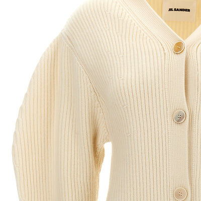 Jil Sander Ribbed Cardigan