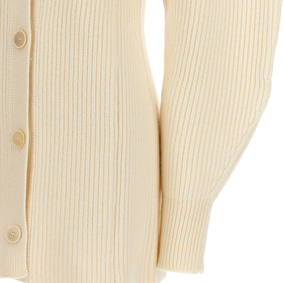 Jil Sander Ribbed Cardigan