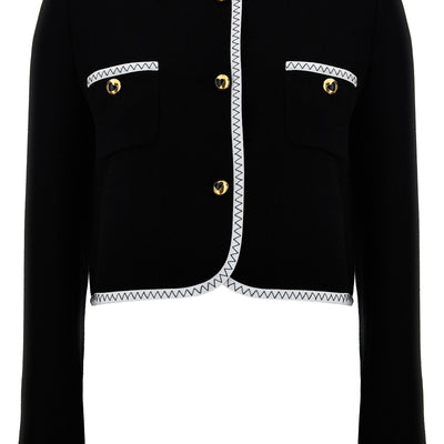 Moschino Crepe Short Jacket