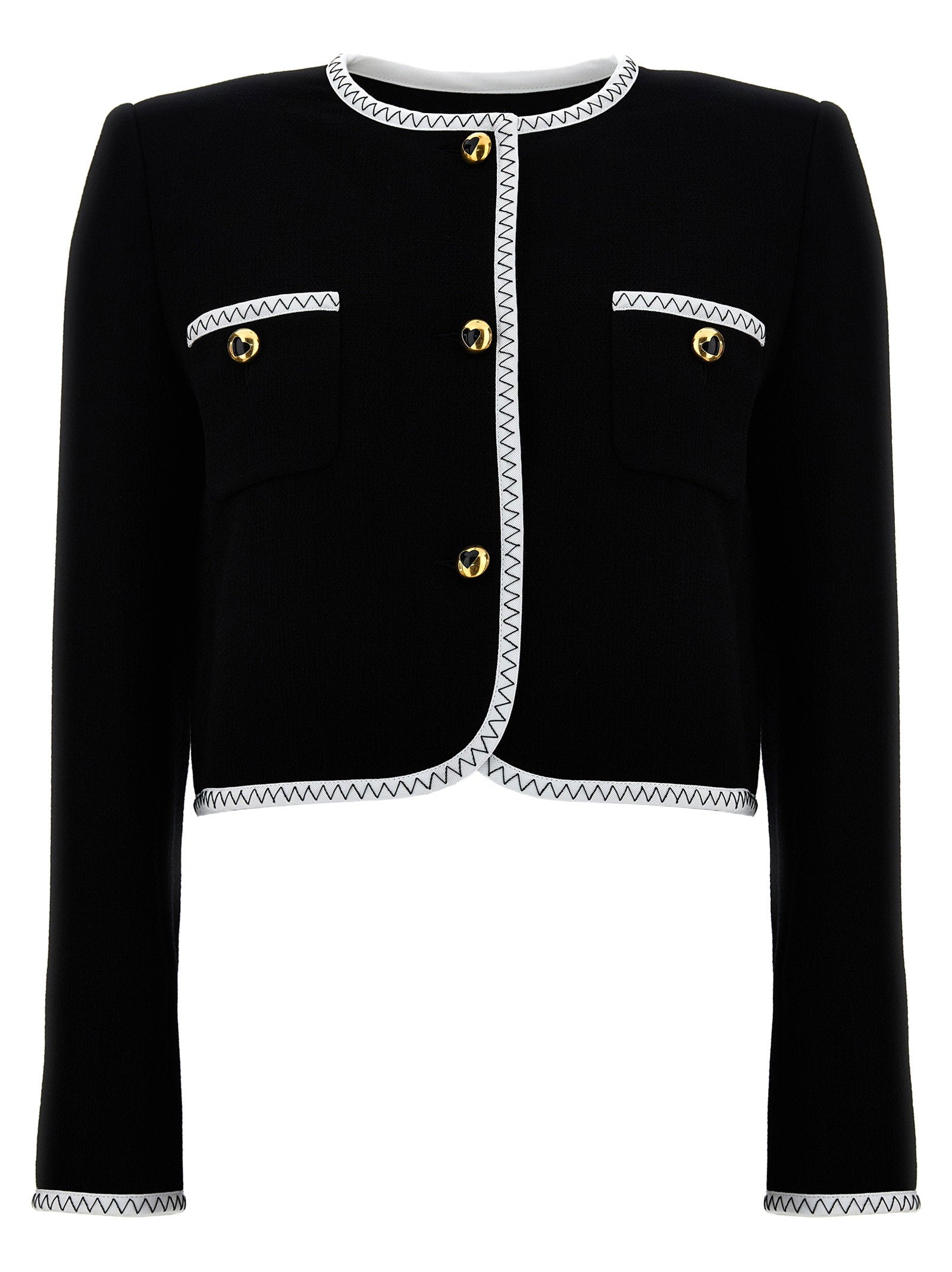Moschino Crepe Short Jacket