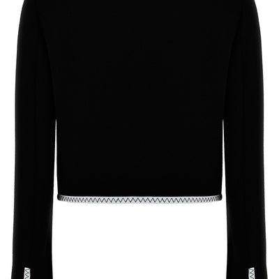 Moschino Crepe Short Jacket