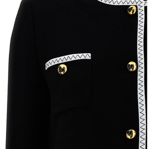 Moschino Crepe Short Jacket