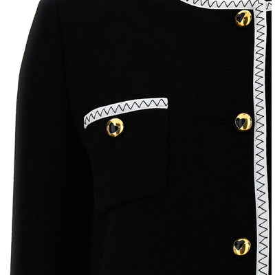 Moschino Crepe Short Jacket