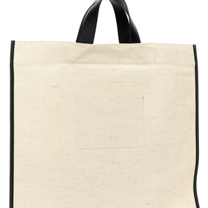 Jil Sander Border Book Tote Square Shopping Bag