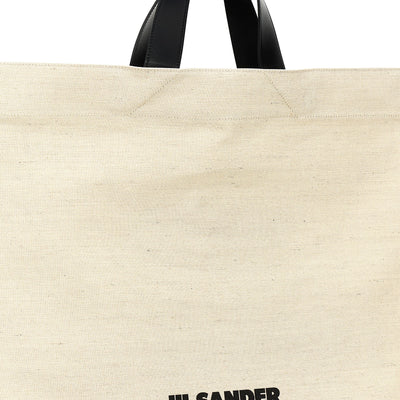 Jil Sander Border Book Tote Square Shopping Bag