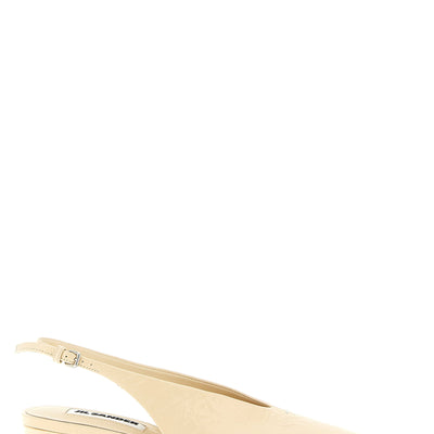 Jil Sander Leather Slingback
