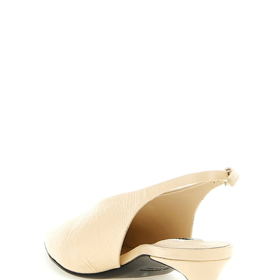 Jil Sander Leather Slingback