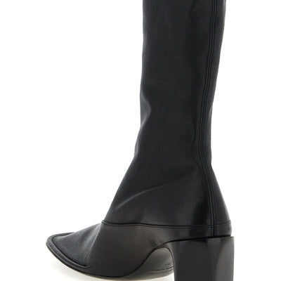 Jil Sander Nappa Ankle Boots
