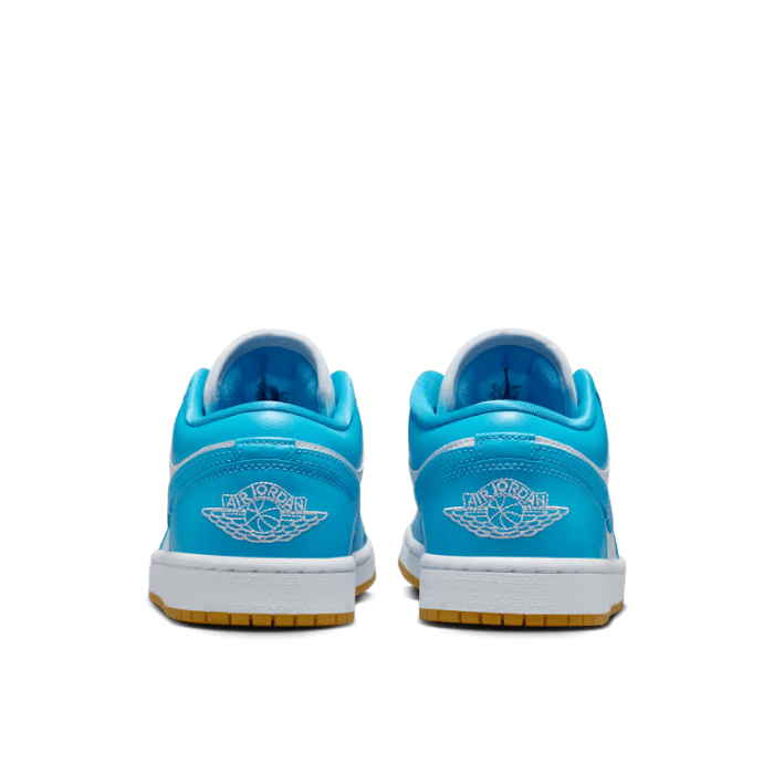 Jordan 1 Low White Gum Light Brown Dark Powder Blue (Women's)