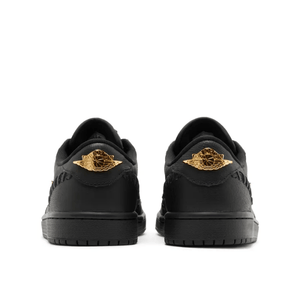 Jordan 1 Low Method of Make Black Metallic Gold (Women's)