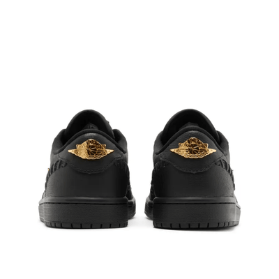 Jordan 1 Low Method of Make Black Metallic Gold (Women's)