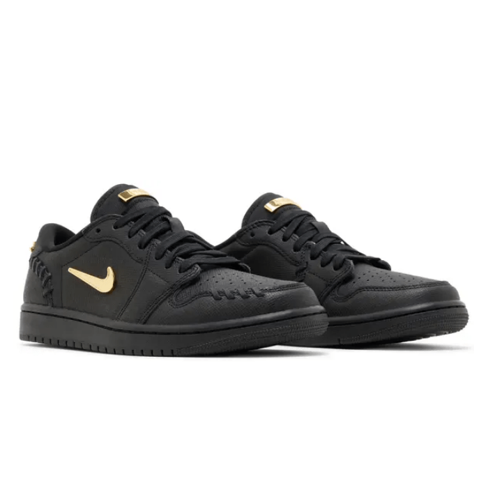 Jordan 1 Low Method of Make Black Metallic Gold (Women's)