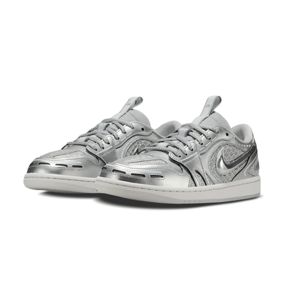 Air Jordan 1 Low Method of Make Metallic Silver