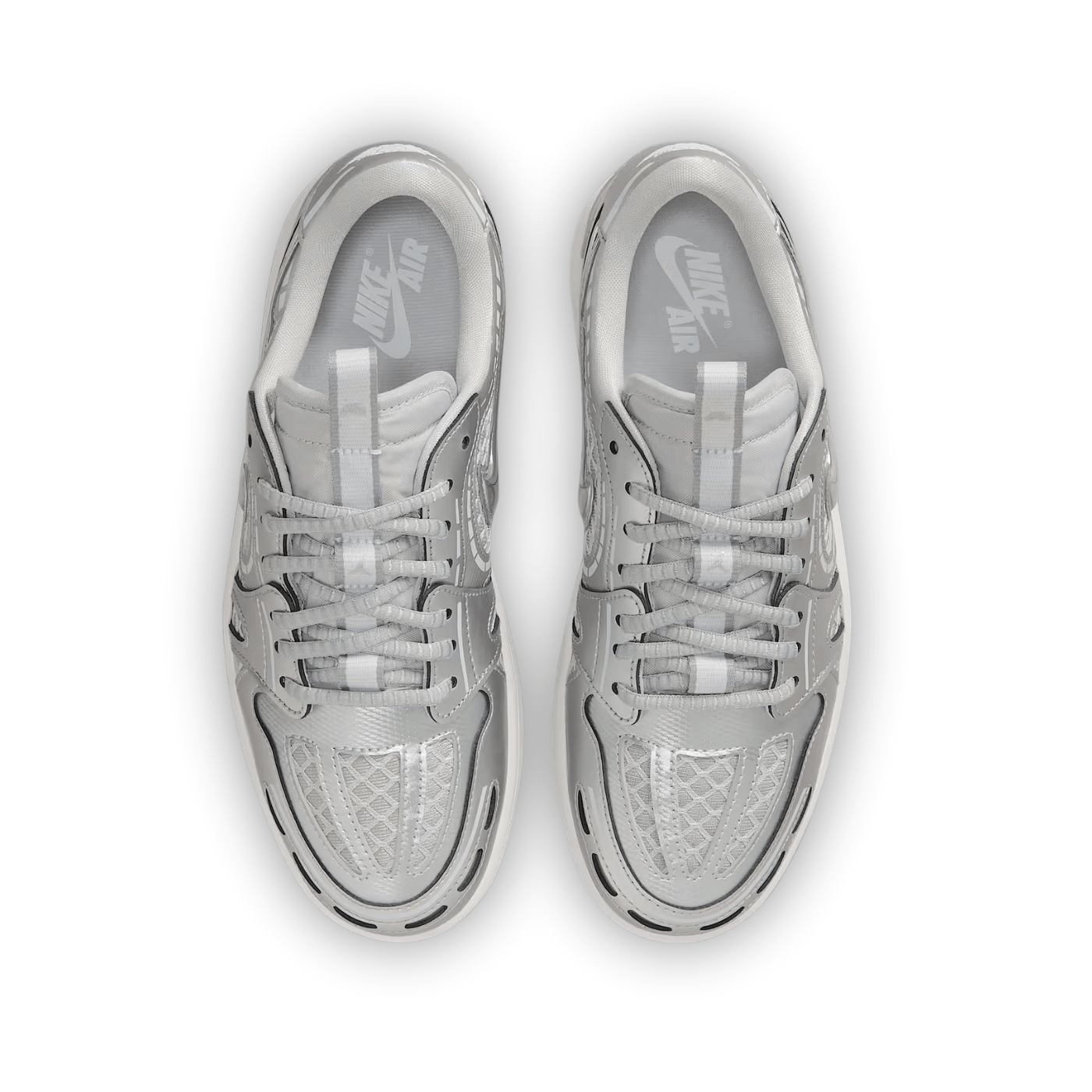 Air Jordan 1 Low Method of Make Metallic Silver