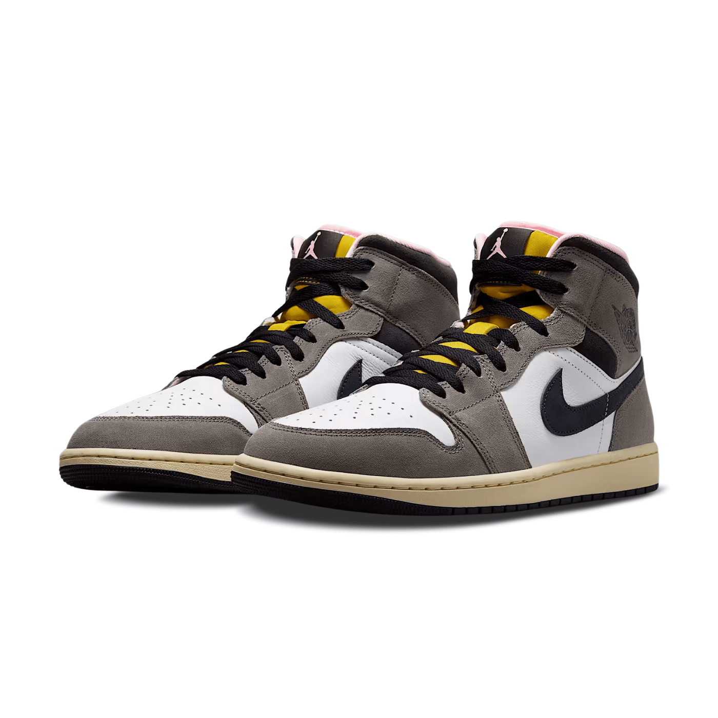 Air Jordan 1 Mid SE Dark Sulphur Oil Grey