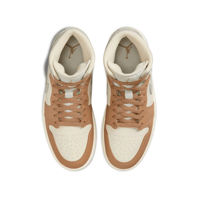 Jordan 1 Mid Tan Toe (Women's)