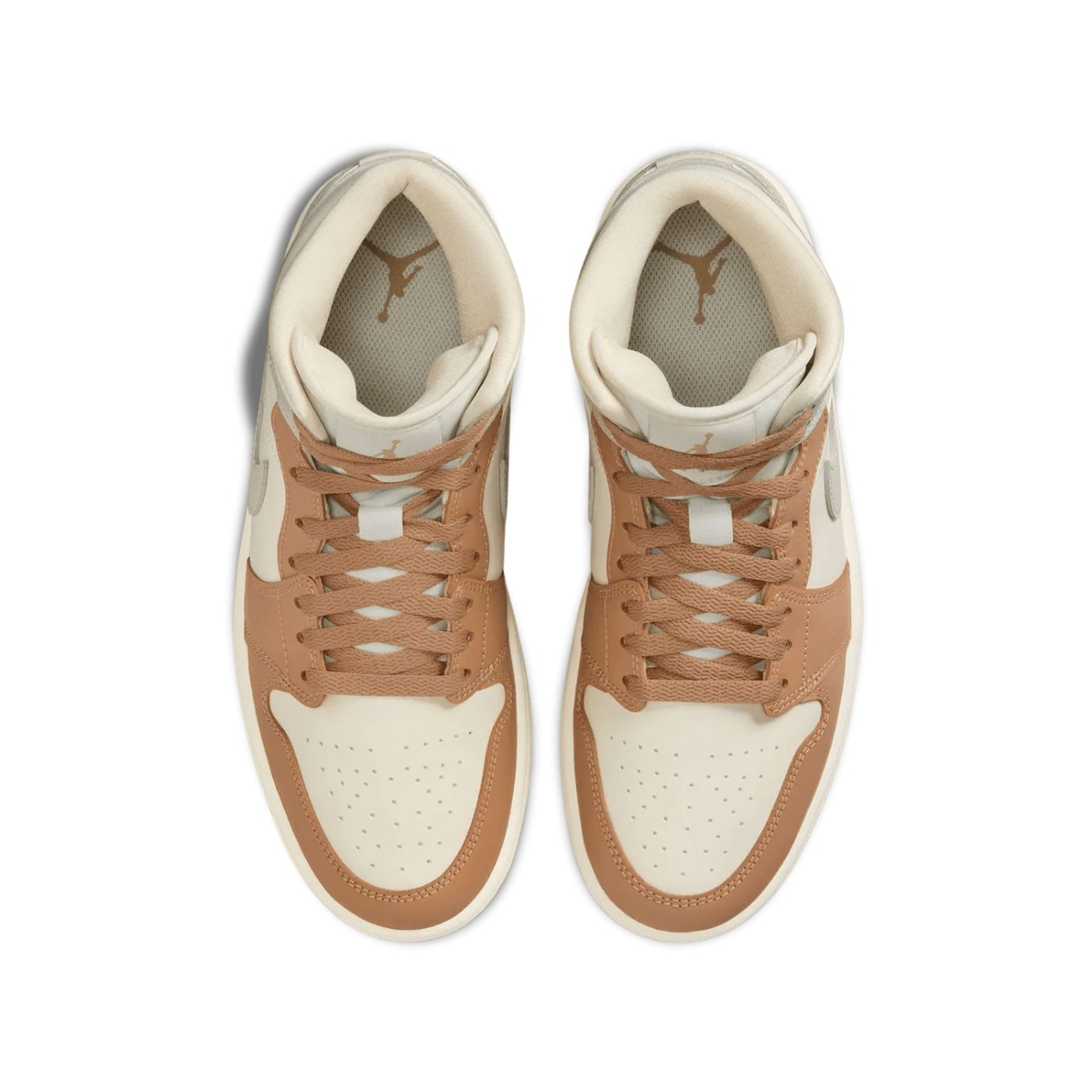 Jordan 1 Mid Tan Toe (Women's)