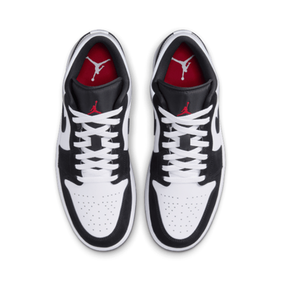 Air Jordan 1 Low SE White Fire Red Black Matte Silver