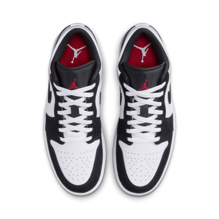 Air Jordan 1 Low SE White Fire Red Black Matte Silver