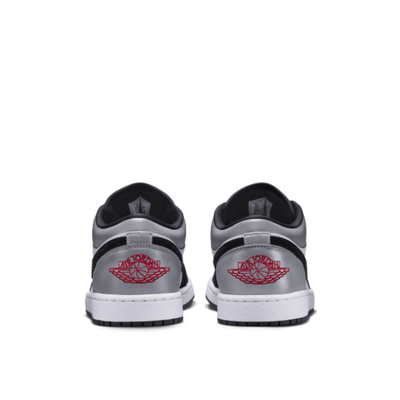 Air Jordan 1 Low SE White Fire Red Black Matte Silver