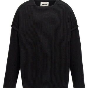 Jil Sander Geometric Neckline Sweater