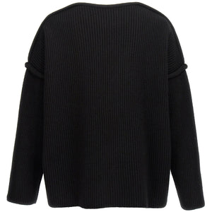 Jil Sander Geometric Neckline Sweater