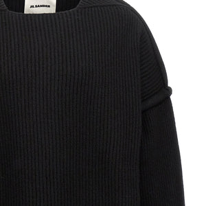 Jil Sander Geometric Neckline Sweater