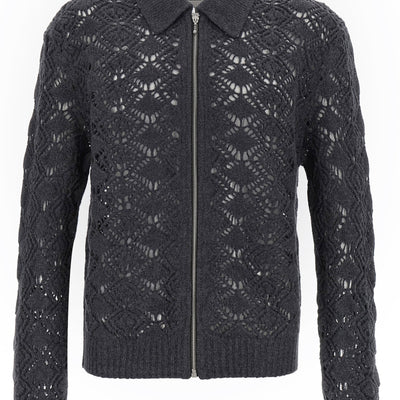 Jil Sander Openwork Wool Cardigan