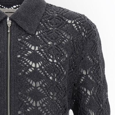 Jil Sander Openwork Wool Cardigan