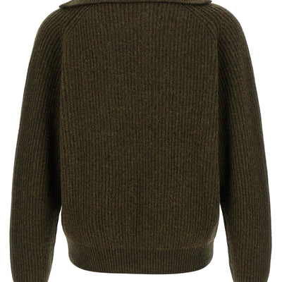 Jil Sander Half-zip Sweater