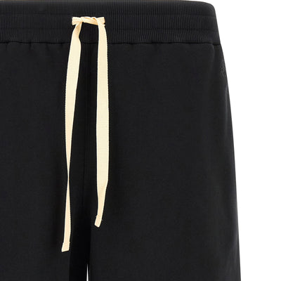 Jil Sander Embroidered Logo Bermuda Shorts