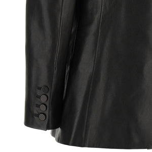 Balmain Leather Blazer