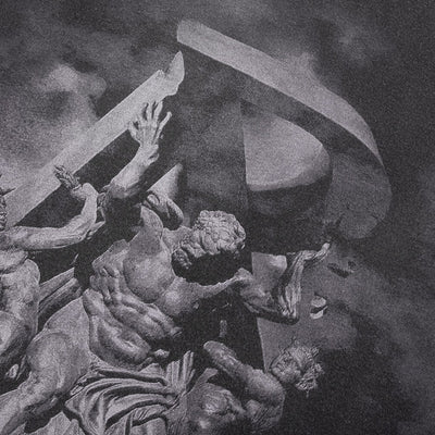 REPRESENT | ATLAS T-SHIRT { STAINED BLACK