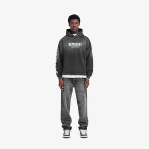 Represent | GODSPEED HOODIE { AGED BLACK