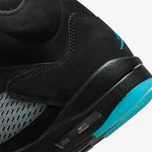 Jordan | AIR JORDAN 5 RETRO  { BLACK/AQUATONE-TAXI