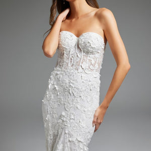 Jovani JB02836 Long Mermaid Sequin Wedding Dress