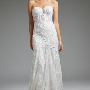 Jovani JB02836 Long Mermaid Sequin Wedding Dress