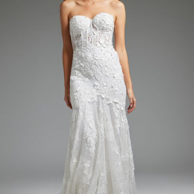 Jovani JB02836 Long Mermaid Sequin Wedding Dress
