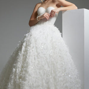 Jovani JB26295 Long Bridal Ballgown Wedding Dress