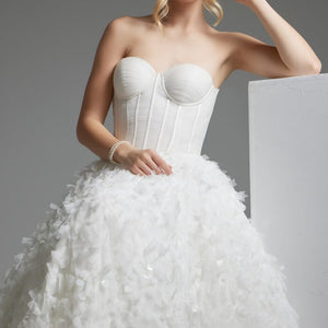 Jovani JB26295 Long Bridal Ballgown Wedding Dress