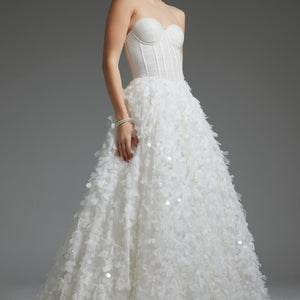 Jovani JB26295 Long Bridal Ballgown Wedding Dress