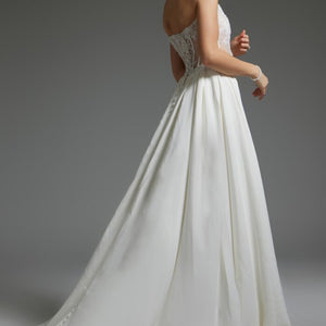 Jovani JB37128 Beaded Long High Slit Wedding Dress