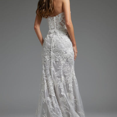 Jovani JB38221 Bridal Gown Long Mermaild Wedding Dress