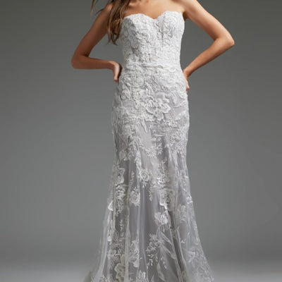 Jovani JB38221 Bridal Gown Long Mermaild Wedding Dress